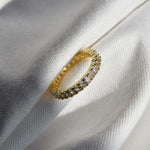 gold plated ring sterling silver
