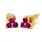 broquel flor baño de oro, broquel piercing flor, arete trébol, piercing, joyería, joyería mexicana