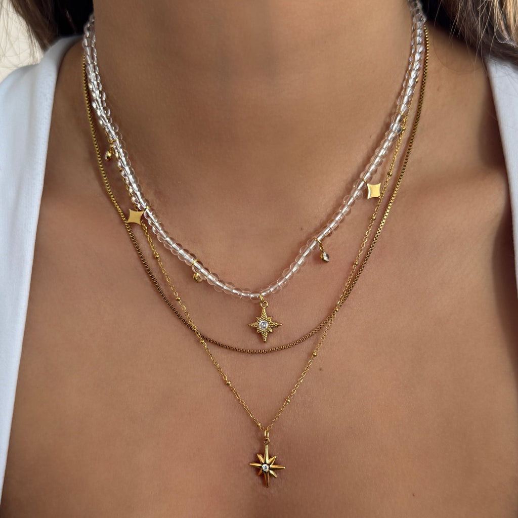 layered stellar necklace 