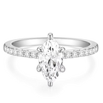 marquise diamond moissanite marquise / diamante marquis moissanita / bague fiancelle bague diamant / engagement ring / anillo de compromiso