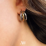 arracadas triples mix, arracada triple, arracada de acero inoxidable, aretes de acero inoxidable, joyeria de plata, joyeria de eventos, joyeria de bodas, aretes hipoalergénicos, joyeria hipoalergénica,arete de moda, accesorios, joyeria de moda, bisutería, joyería mexicana, joyeria, joyeria trendy