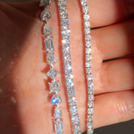 moissanite bracelet / diamond bracelet