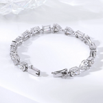 moissanite bracelet / diamond bracelet