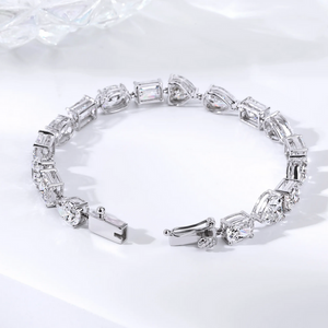 moissanite bracelet / diamond bracelet