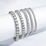 moissanite tennis bracelet diamond tenis bracelet / pulsera tennis de diamantes moissanitas / bracelet diamant 