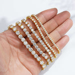 moissanite tennis bracelet diamond tenis bracelet / pulsera tennis de diamantes moissanitas / bracelet diamant 