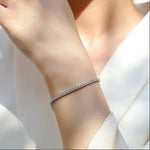 moissanite tennis bracelet diamond tenis bracelet / pulsera tennis de diamantes moissanitas / bracelet diamant 