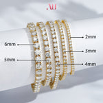 moissanite tennis bracelet diamond tenis bracelet / pulsera tennis de diamantes moissanitas / bracelet diamant 