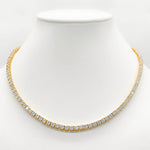 moissanite tennis necklace / collar tennis moissanita / collier diamant / diamond necklace
