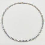 moissanite tennis necklace / collar tennis moissanita / collier diamant / diamond necklace