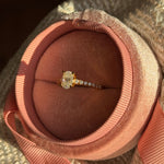 oval cut 1ct moissanite diamond ring / engagement ring / anillo compromiso / 1ct oval diamante moissanita / anillo pave / pave ring / bague fiancelle / bague diamant 
