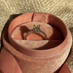 oval cut 1ct moissanite diamond ring / engagement ring / anillo compromiso / 1ct oval diamante moissanita / anillo pave / pave ring / bague fiancelle / bague diamant bijoux joyeria jewelry