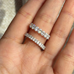 oval cut ring / churumbela oval / alianza diamantes ovales bague fiancelle / moissanite moissanitas churumbela