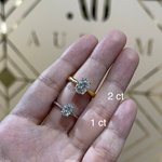 oval cut ring moissanite diamond ring engagement ring / anillo moissanita corte oval anillo compromiso diamante / bague diamant taille oval