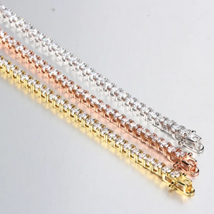 pulsera brazalete tennis de diamantes moissanitas