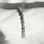 moissanite bracelet / diamond bracelet