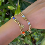 pulsera perlada, pulsera hecha a mano pulsera moneda, pulsera bordada, pulsera doble, pulsera de la suerte, pulsera baño de oro,  joyeria de plata, joyeria de eventos, joyeria de bodas, aretes hipoalergénicos, joyeria hipoalergénica,arete de moda, accesorios, joyeria de moda, bisutería, joyería mexicana, joyeria, joyeria trendy 