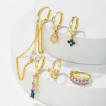 set de aretes, set de piercings, ear candy, aretes baño de oro, aretes hipoalergénicos, joyeria hipoalergénica,arete de moda, accesorios, joyeria de moda, bisutería, joyería mexicana, joyeria, joyeria chic, joyas trendy 