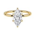 anillo compromiso solitario marquise 2ct