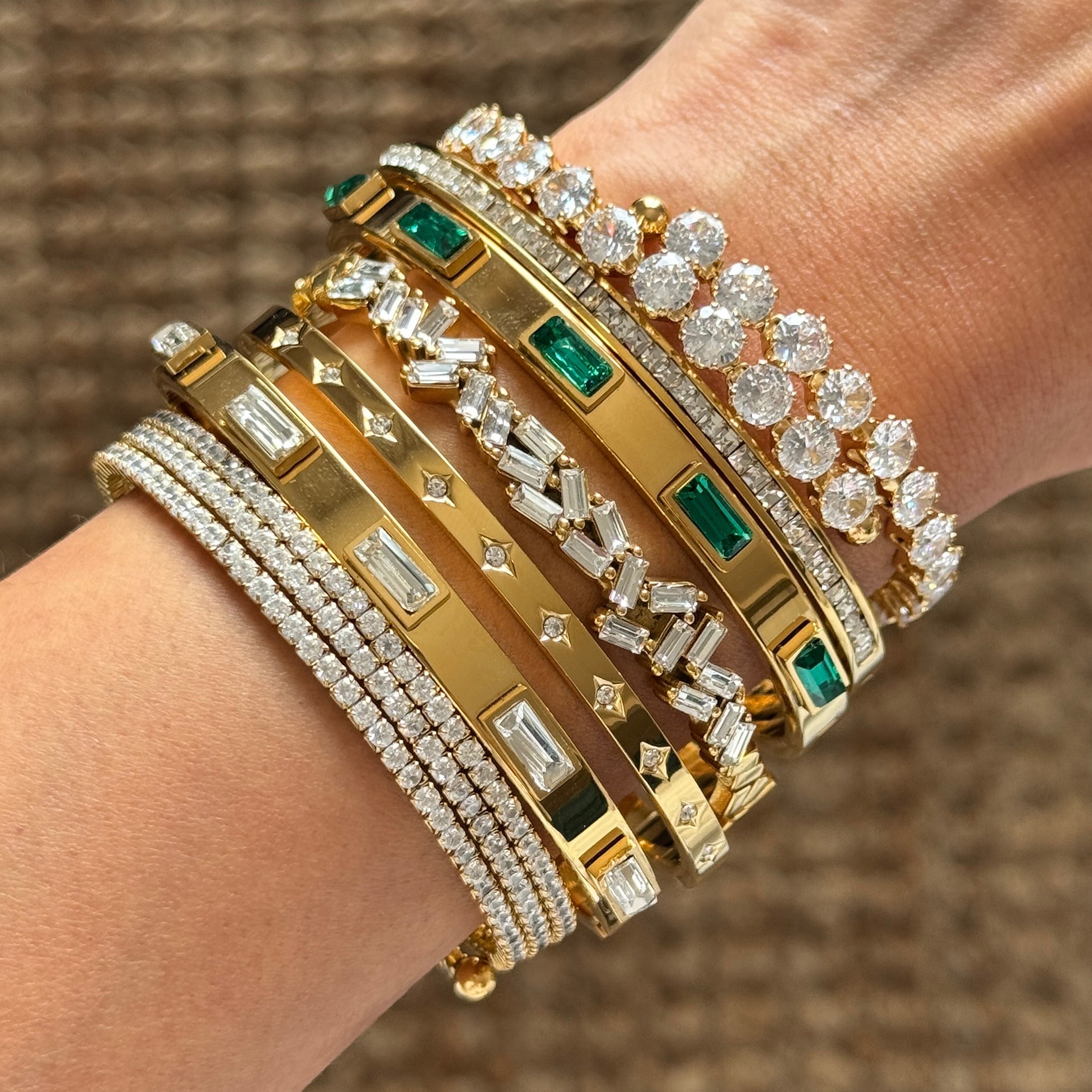 stainless steel bangles / Brazaletes acero inoxidable