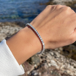 tennis bracelet sterling silver