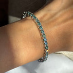 tennis bracelet / pulsera tennis moissanita / diamantes / bracelet diamant