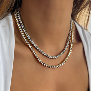 tennis necklaces premium zircon