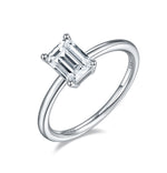 EMERALD CUT RING 1CT