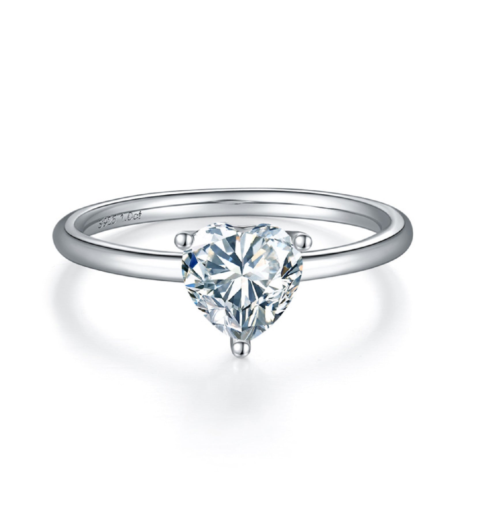 HEART CUT RING 1CT