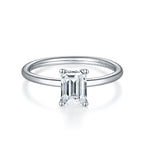 EMERALD CUT RING 1CT