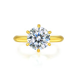 2ct moissanite ring diamond / anillo compromiso 2 quilates anillo compromiso / anillo personalizado / bague fiancelle diamant