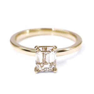 EMERALD CUT RING 1CT