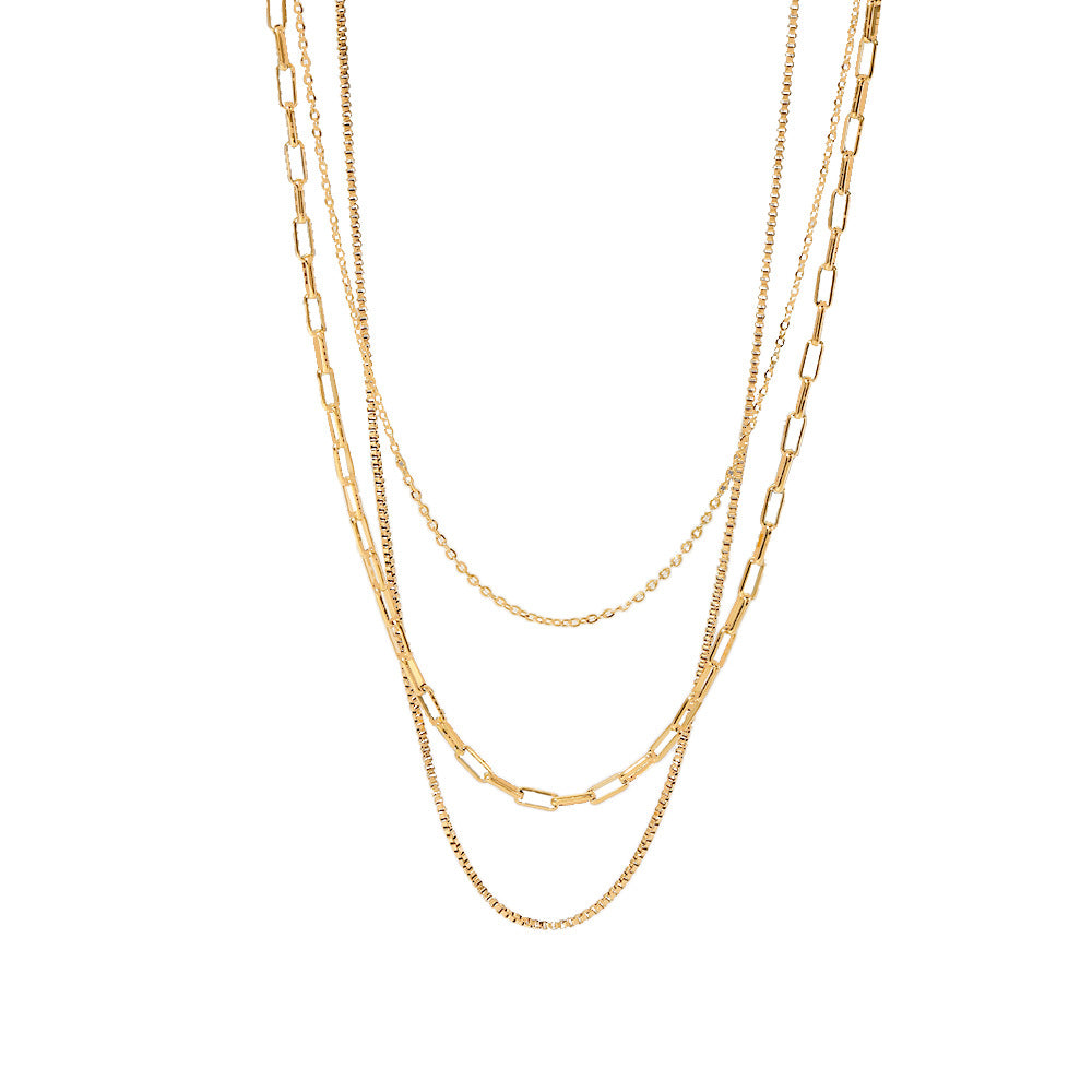 TRIPLE BALVA NECKLACE