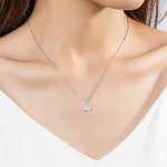 TRILLIANT CUT NECKLACE 1CT