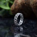 anillo de cadena con zirconias, anillo de zirconias, anillo ajustable con zirconias, anillos de baño de oro, joyeria de moda, joyeria mexicana, anillo plata, anillo lata 925, joyeria plata 