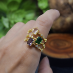 anillo con zirconias, anillo de zirconias, anillo ajustable con zirconias, anillos de baño de oro, joyeria de moda, joyeria mexicana, anillo plata, anillo lata 925, joyeria plata 