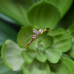 churumbelas lotus, anillo baño de oro, anillos de baño de oro, joyeria de moda, joyeria mexicana anillo loto