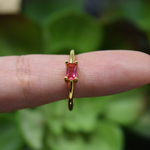 anillo con zirconia rosa, anillo de zirconias, anillo ajustable con zirconias, anillos de baño de oro, joyeria de moda, joyeria mexicana, anillo plata, anillo lata 925, joyeria plata 