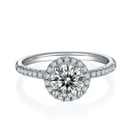 bague diamant moissanite