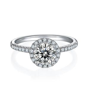 bague diamant moissanite