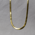 cadena flat serpiente de acero inoxidable, joyería, joyería mexicana, joyería acero inoxidable
