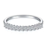 princess cut moissanite ring band / anillo corte princesa, alianza  corte princesa, churumbela, anillo de compromiso de moissanita corte princesa, churumbela de diamantes corte princesa, anillo de plata de moissanitas princesa, anillo de plata de diamante corte princesa, wedding band, wedding jewelry, anillo de compromiso, joyeria de moissanita, joyeria fina, bague de diamant moissanite, moissaite ring, engagement ring, diamond ring, bague fiancelle