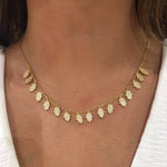 collar mano fatima baño de oro 18k 