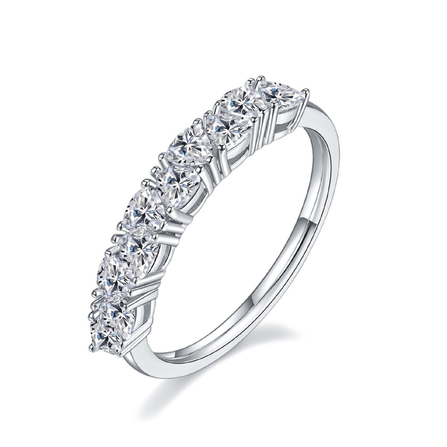 diamante corte trillan / trillan moissanite ring 