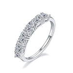 diamante corte trillan / trillan moissanite ring 