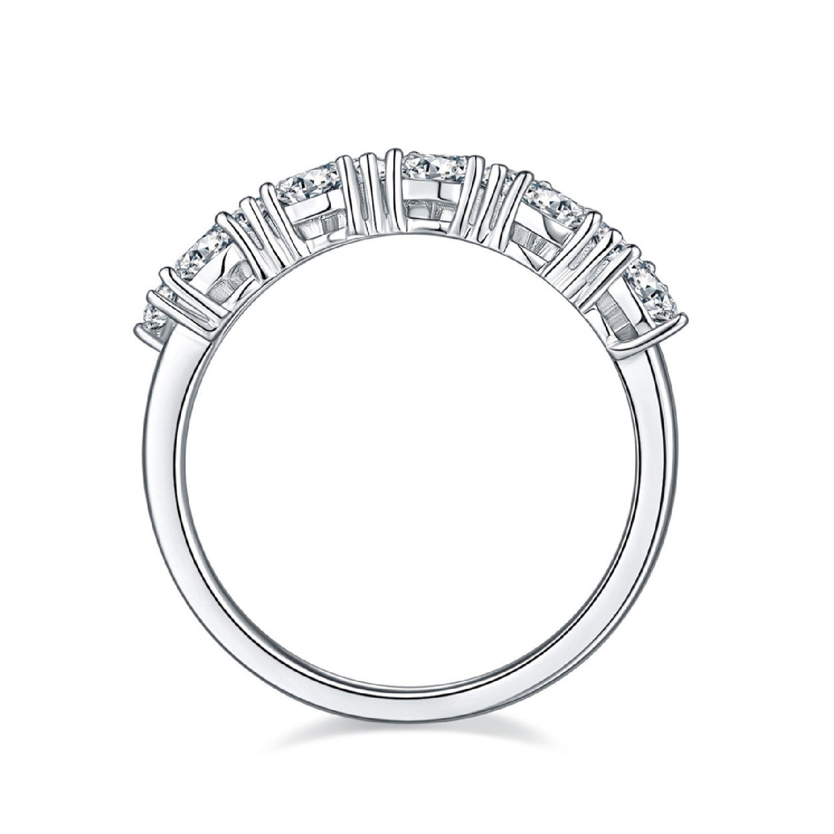 diamante corte trillan / trillan moissanite ring 