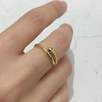 SNAKE RING S925