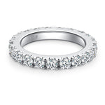 moissanite wedding band/ alianza matrimonio diamantes anillo de moissanita churumbela / engagement ring moissanite diamond / bague fiancee diamant