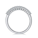 oval cut moissanite ring diamonds / anillo de diamantes de moissanita corte oval / alianza de matrimonio / bague fiancelle diamant