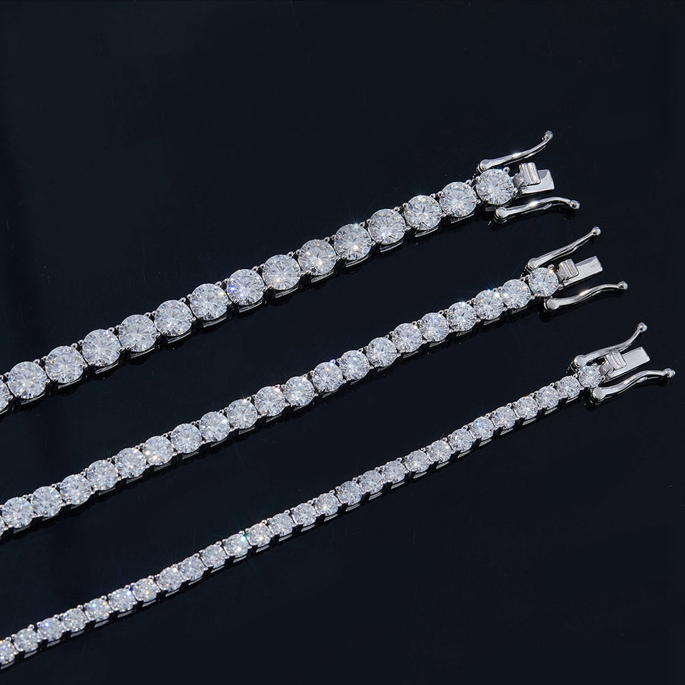 pulsera diamantes moissanitas